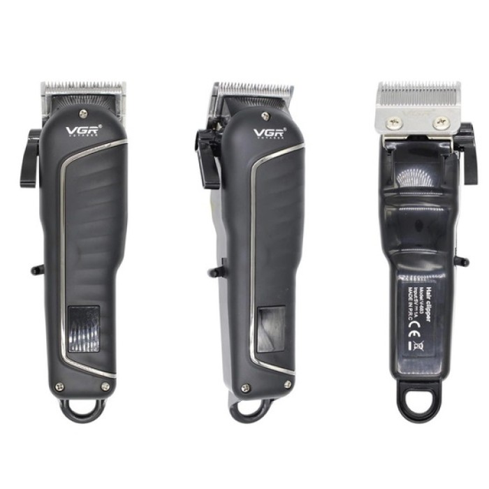 Професійна машинка для стрижки з насадками VGR V-683, Машинка для стрижки волосся з професійними ножами IS-80