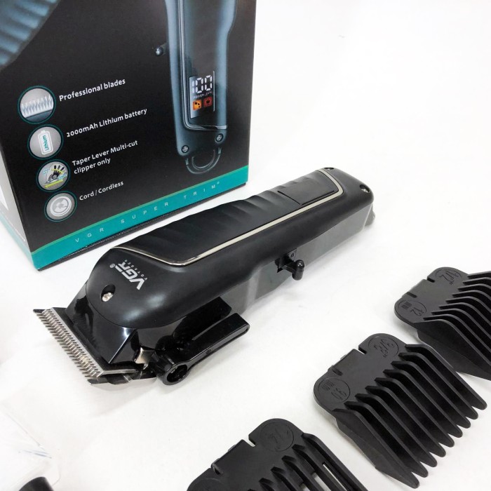 Професійна машинка для волосся VGR V-683, Домашня машинка акумуляторна для стрижки волосся DC-50