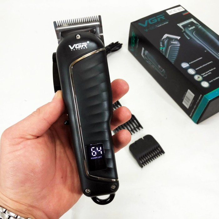 Професійна машинка для волосся VGR V-683, Домашня машинка акумуляторна для стрижки волосся DC-50