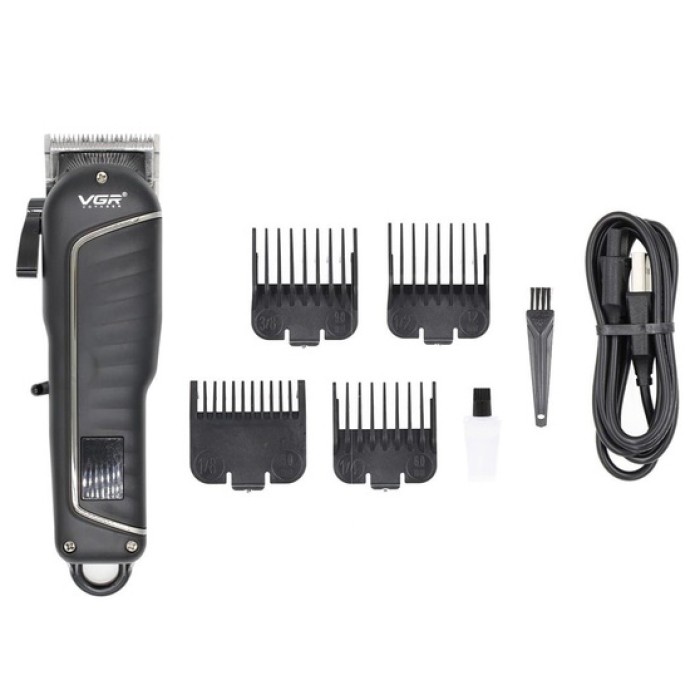 Професійна машинка для волосся VGR V-683, Домашня машинка акумуляторна для стрижки волосся DC-50