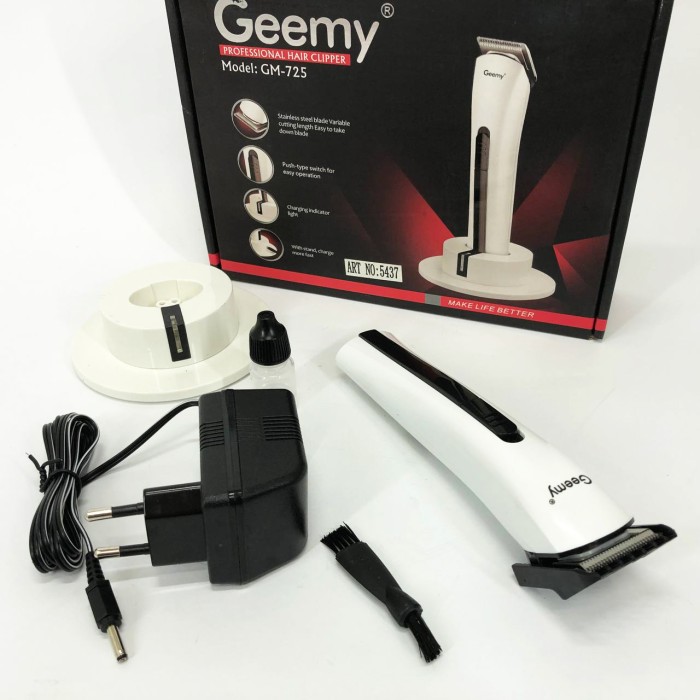 Універсальна машинка для стрижки голови та бороди GEMEI GM-725, Машинка для стрижки волосся міцна QB-68