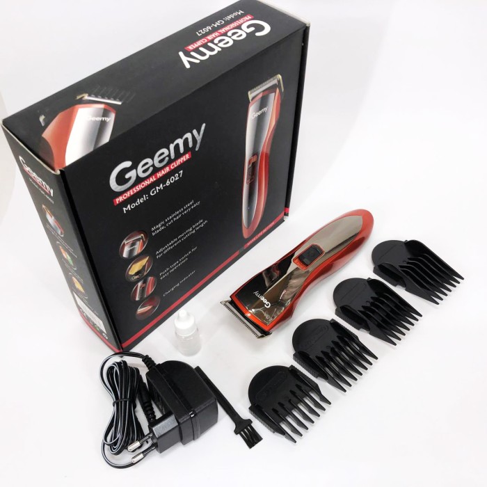 Професійна електрична машинка для стрижки Pro Gemei GM-6027, Машинка для стрижки волосся бездротова VT-56