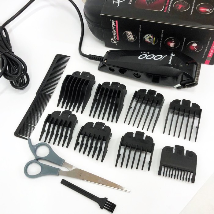 Набір машинок для стрижки Gemei GM-1016 Pro, Набір для видалення волосся із зарядним пристроєм FZ-22