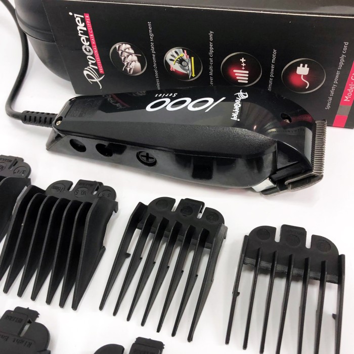 Набір машинок для стрижки Gemei GM-1016 Pro, Набір для видалення волосся із зарядним пристроєм FZ-22