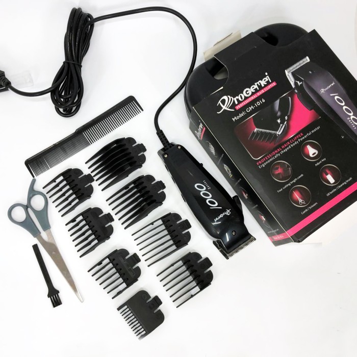 Набір машинок для стрижки Gemei GM-1016 Pro, Набір для видалення волосся із зарядним пристроєм FZ-22