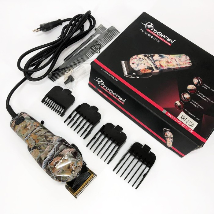 Професійний тример з насадками, Провідна потужна машинка для стрижки волосся, Миюча машинка для стрижки RC-28