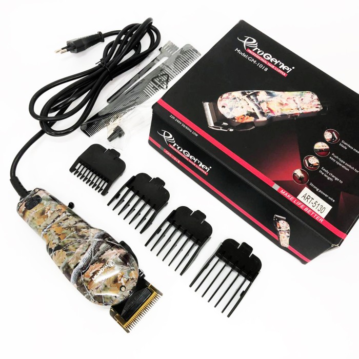 Професійний тример з насадками, Провідна потужна машинка для стрижки волосся, Миюча машинка для стрижки RC-28