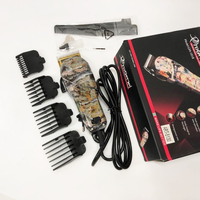 Професійний тример з насадками, Провідна потужна машинка для стрижки волосся, Миюча машинка для стрижки RC-28