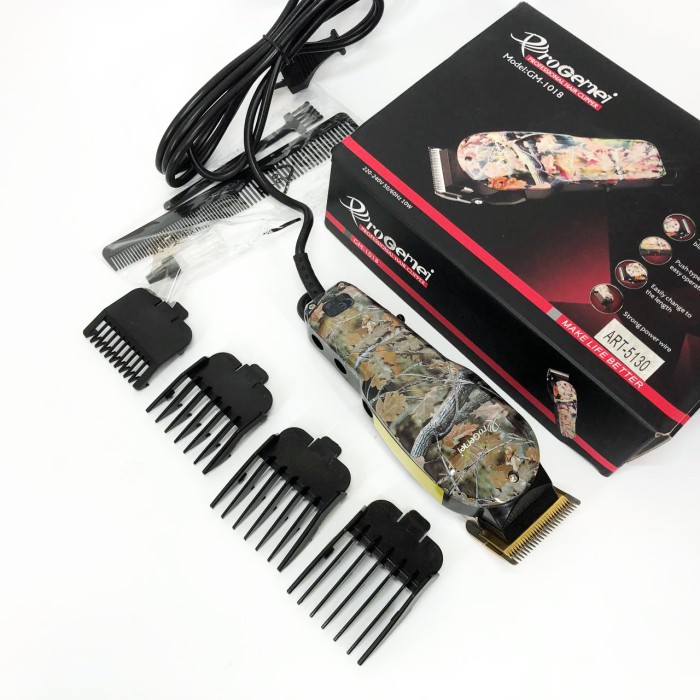 Професійний тример з набором насадок, Багатофункціональний тример для стрижки волосся і бороди KD-33