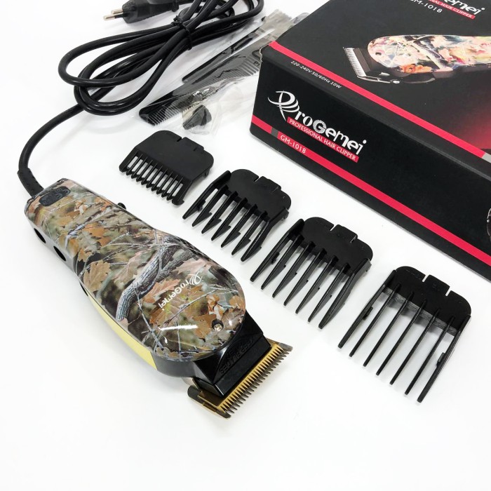 Професійний тример з набором насадок, Багатофункціональний тример для стрижки волосся і бороди KD-33