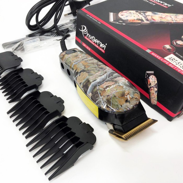 Професійний тример з набором насадок, Багатофункціональний тример для стрижки волосся і бороди KD-33