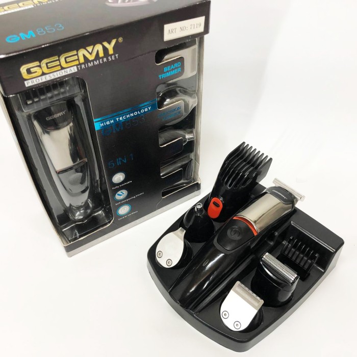 Бездротові машинки для стрижки легкі Geemy, Професійний бездротовий тример, Миюча машинка для стрижки YB-91