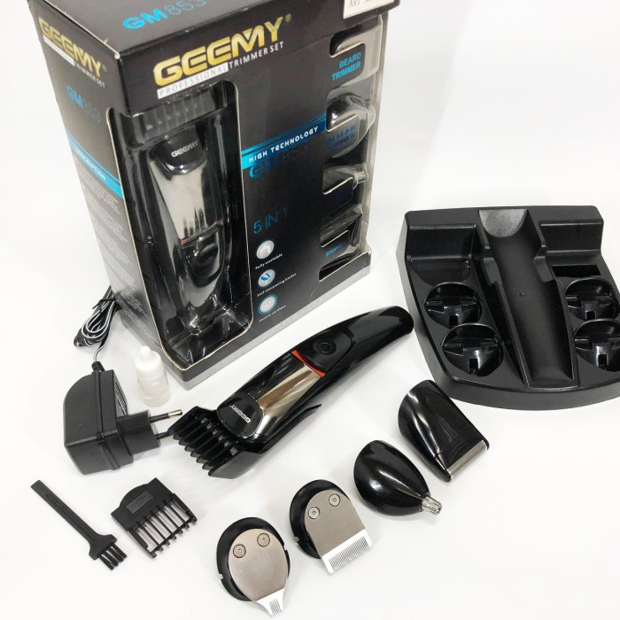 Професійна машинка для гоління голови Geemy GM-853, Машинка для стрижки GD-402 посіченого волосся