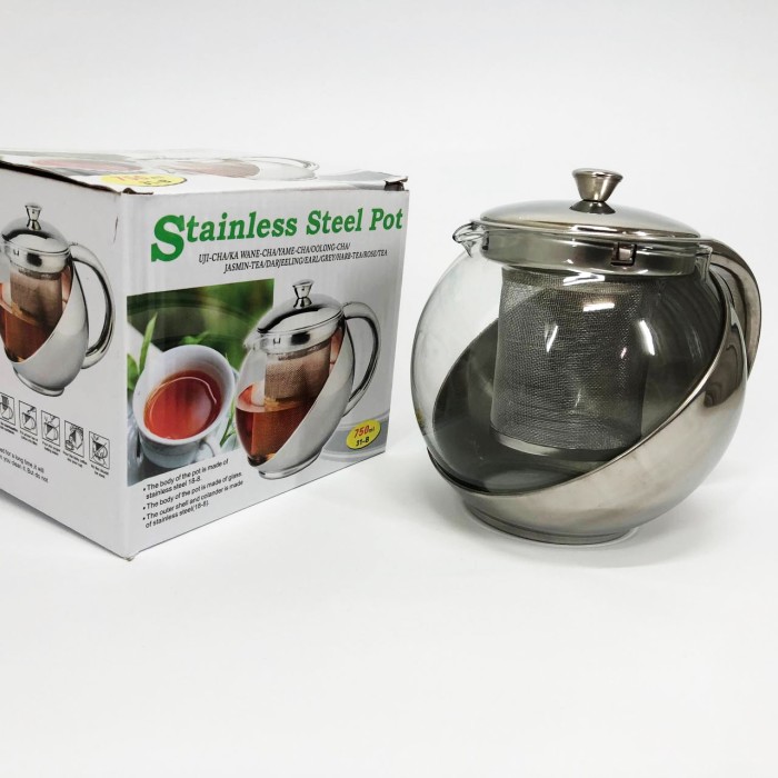 Скляні чайники для заварювання трав'яного чаю, Заварник для кухні, Чайник зі скляним заварником RQ-65