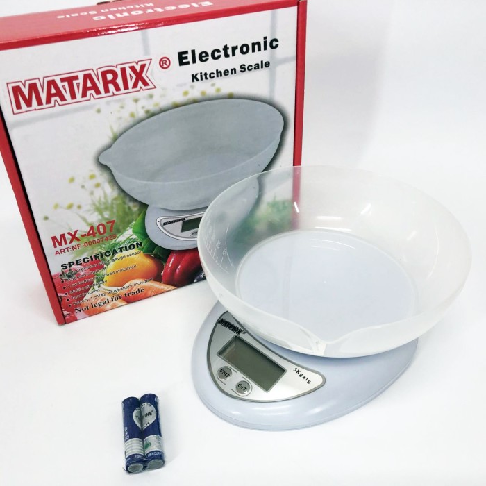 Електронні ваги для кухні з контейнером, Кухонні електронні ваги для зважування продуктів VL-66