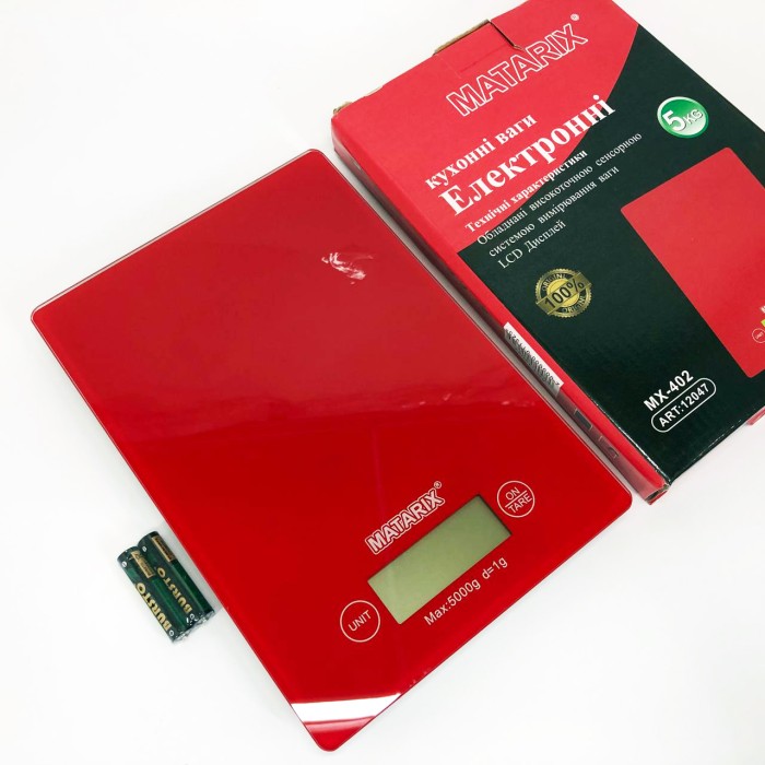 Ваги для домашньої кухні Matarix MX-402 5 кг, Маленькі електронні ваги, Електричні QZ-588 кухонні ваги