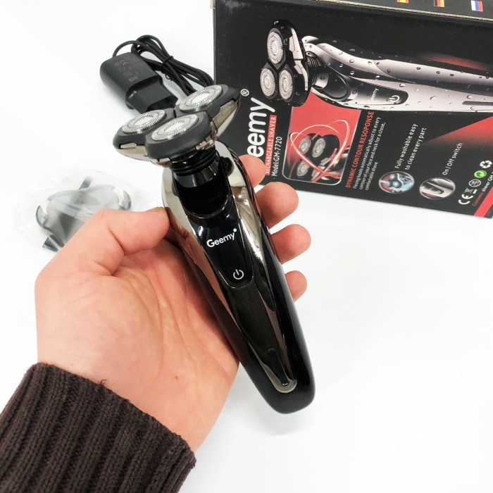 Бритва для вологого видалення волосся Gemei, Професійна бритва для чоловіків, Бритви електричні NO-90