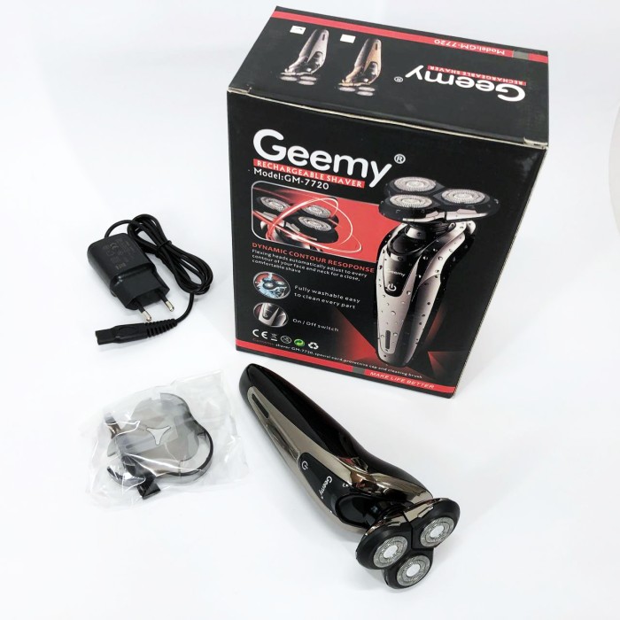 Бритва для вологого видалення волосся Gemei, Професійна бритва для чоловіків, Бритви електричні NO-90