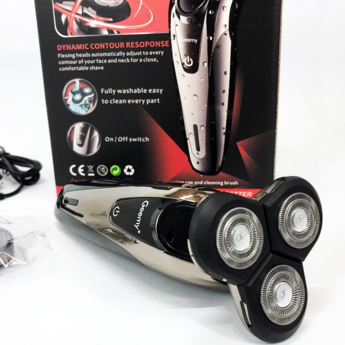 Бритва для вологого видалення волосся Gemei, Професійна бритва для чоловіків, Бритви електричні NO-90