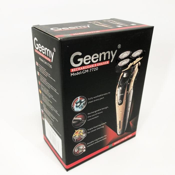 Машинка для стрижки волосся і гоління Gemei GM-7720, Чоловіча електробритва QI-389 для гоління