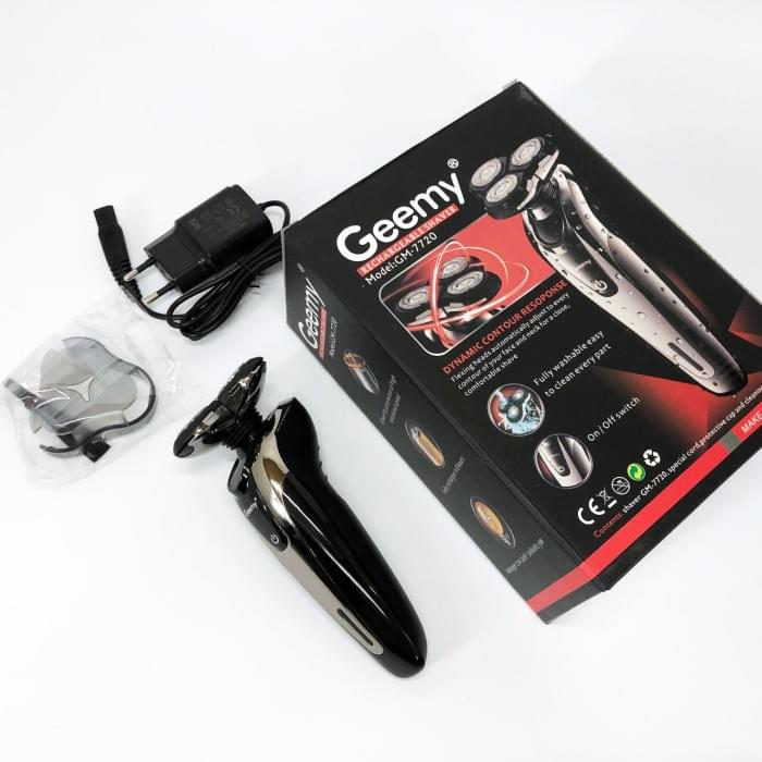 Машинка для стрижки волосся і гоління Gemei GM-7720, Чоловіча електробритва QI-389 для гоління