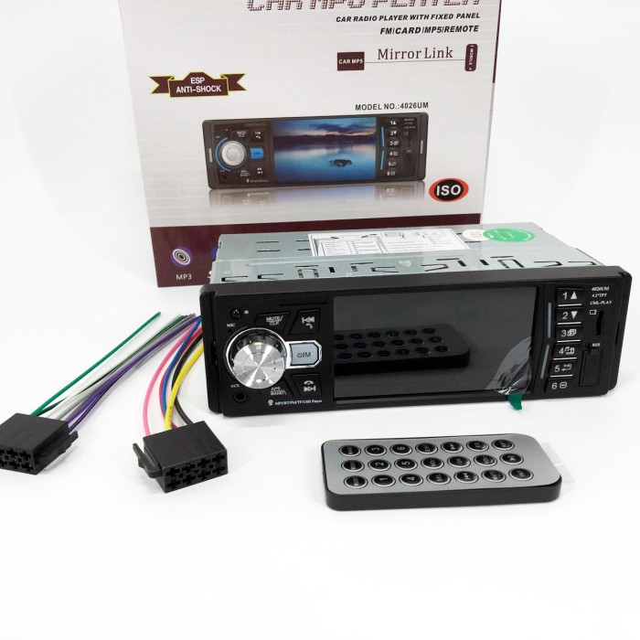 Автомобільна мультимедійна станція MP5, Незнімні автомагнітоли, Автомагнітола в штат пристрій магнітола YX-97