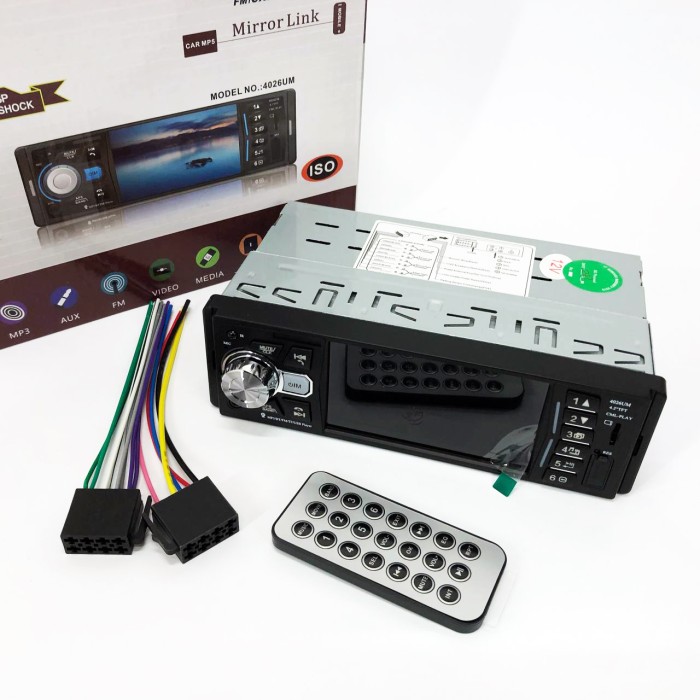 Магнітола для автомобіля з Bluetooth MP5 4026UM, Автомобільна магнітола PK-475 1din штатна
