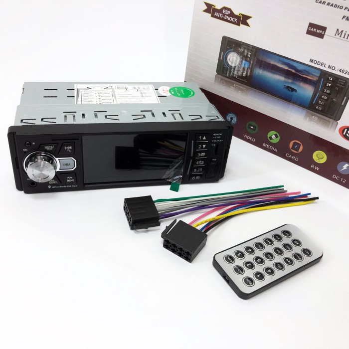 Магнітола для автомобіля з Bluetooth MP5 4026UM, Автомобільна магнітола PK-475 1din штатна