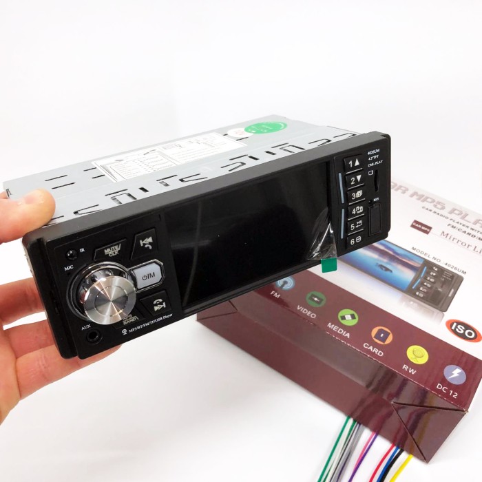 Магнітола для автомобіля з Bluetooth MP5 4026UM, Автомобільна магнітола PK-475 1din штатна