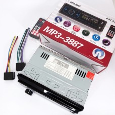 Автомагнітоли 1d MP3 3887 ISO 1DIN, Автомагнітола магнітола в авто з Usb, Магнітола XG-455 автомобіль aux