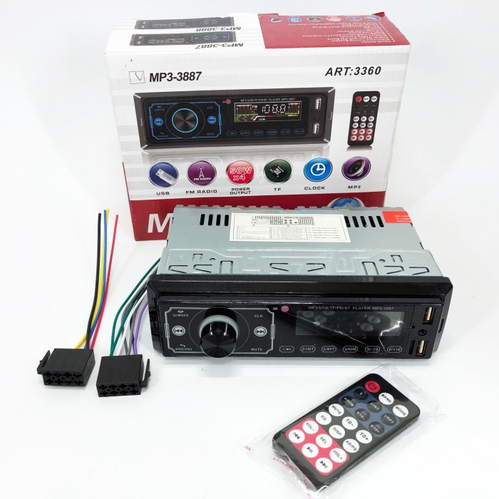 Автомагнітоли 1d MP3 3887 ISO 1DIN, Автомагнітола магнітола в авто з Usb, Магнітола XG-455 автомобіль aux