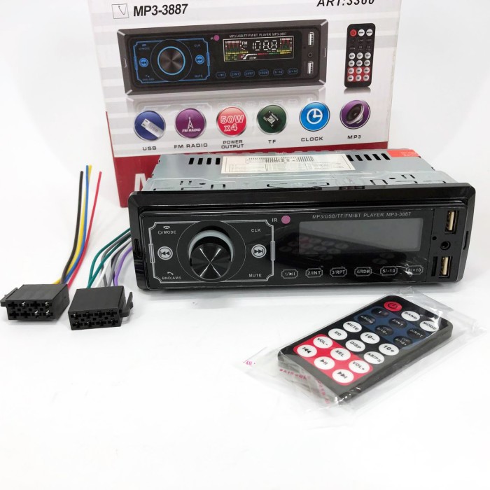 Однодінова магнітола MP3 3887 ISO 1DIN, Бездискові автомагнітоли 1 din, Магнітофони для машин MJ-99