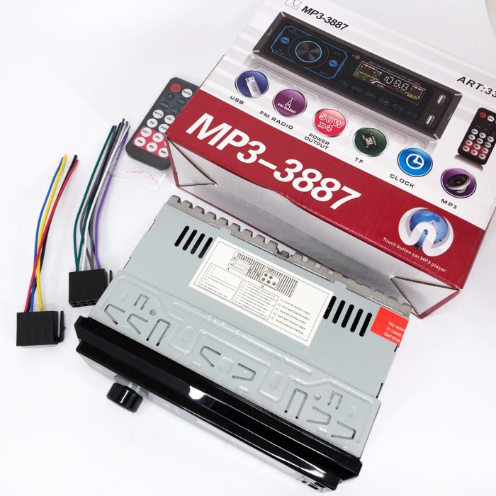 Однодінова магнітола MP3 3887 ISO 1DIN, Бездискові автомагнітоли 1 din, Магнітофони для машин MJ-99