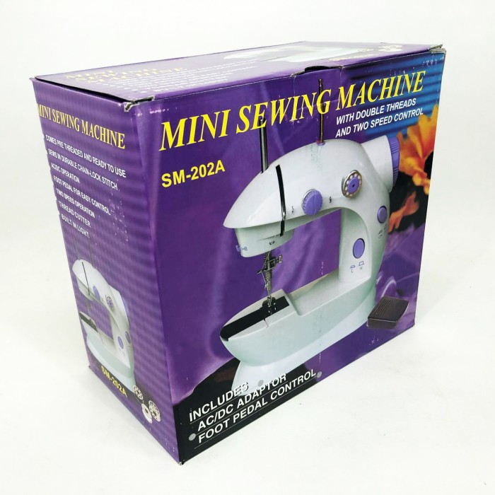 Електрична міні-швейна машинка з безшумною роботою, Швейна машина підшивочна, Електрична швейна машинка OQ-53