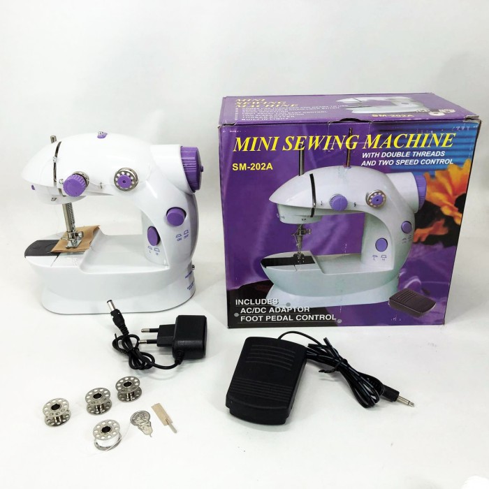 Електрична швейна машинка, Міні-швейна машина з насадками, Портативна швейна машина з різними функціями PW-86