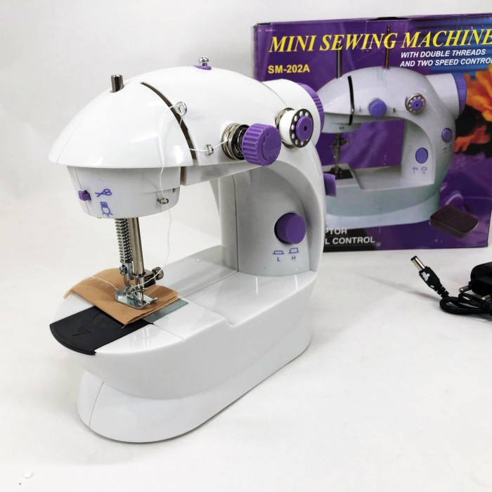 Електрична швейна машинка, Міні-швейна машина з насадками, Портативна швейна машина з різними функціями PW-86