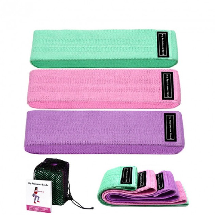 Гумки для фітнесу різного ступеня LT-003, Еспандери для фітнесу, Фітнес еспандер гумовий XM-99