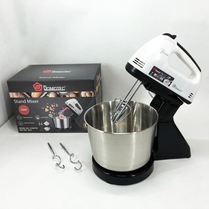 Міксер ручний 7 швидкостей Domotec, Кухонний універсальний міксер кухонний професійний VK-95