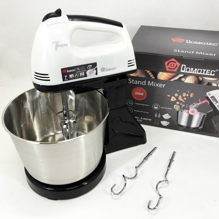 Ручний міксер для приготування тіста Domotec R6637W 250 Вт Міксер для виробництва тіста млинців CV-25
