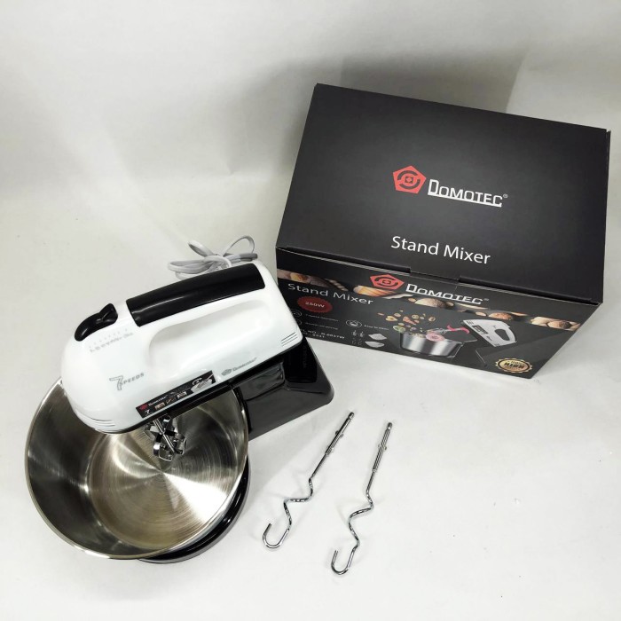 Ручний міксер для приготування тіста Domotec R6637W 250 Вт Міксер для виробництва тіста млинців CV-25