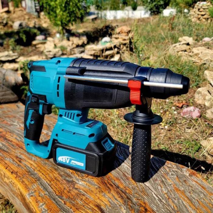 Професійний електричний перфоратор KRAFFTEC 48V 2 акб, Надійний електричний перфоратор PF-99