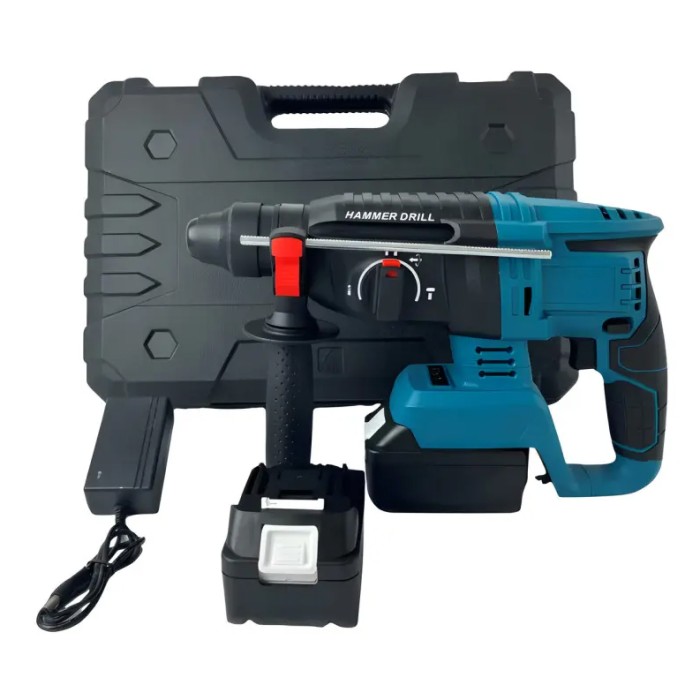 Професійний електричний перфоратор KRAFFTEC 48V 2 акб, Надійний електричний перфоратор PF-99