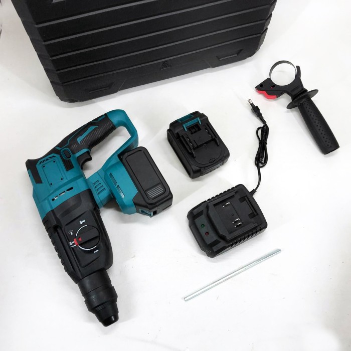 Професійний електричний перфоратор KRAFFTEC 48V 2 акб, Надійний електричний перфоратор PF-99