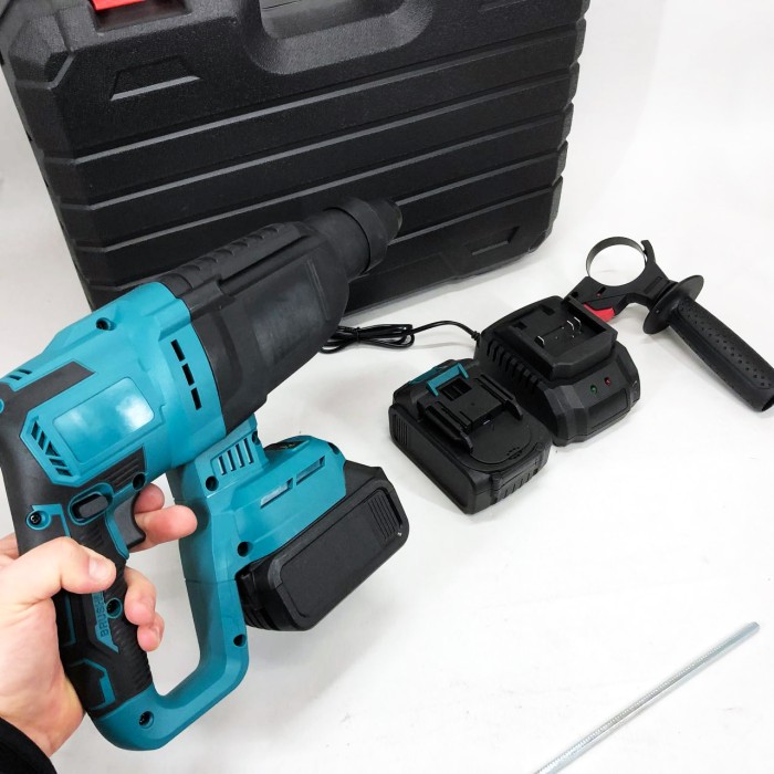 Промисловий перфоратор прямий KRAFFTEC, Дриль-перфоратор у валізі, Перфоратор для свердління отворів PD-70