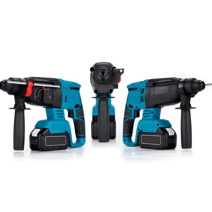 Промисловий перфоратор прямий KRAFFTEC, Дриль-перфоратор у валізі, Перфоратор для свердління отворів PD-70