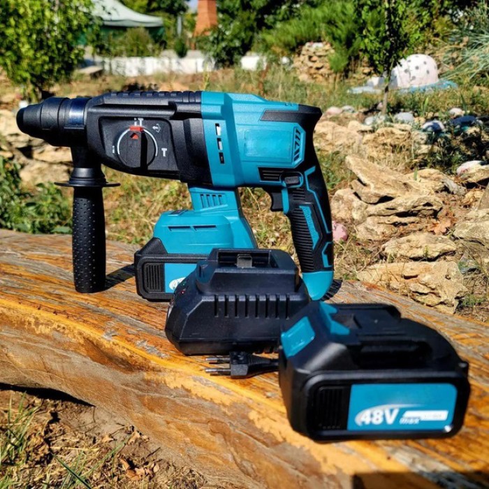 Промисловий перфоратор прямий KRAFFTEC, Дриль-перфоратор у валізі, Перфоратор для свердління отворів PD-70