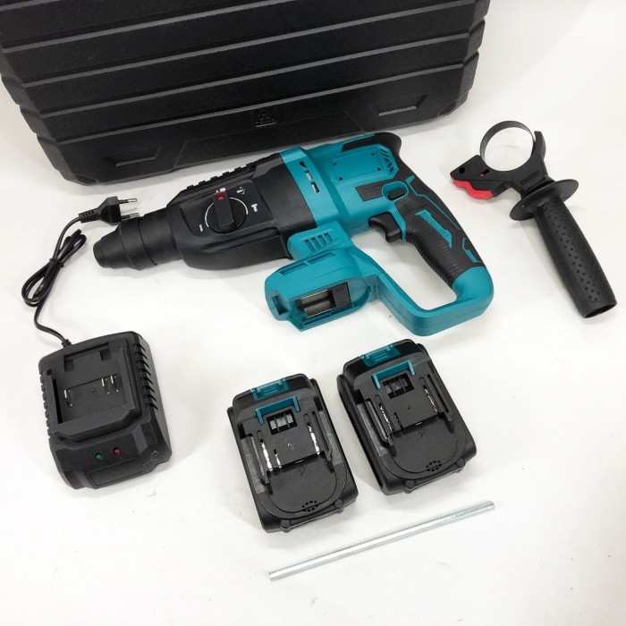 Перфоратор акумуляторний безщітковий KRAFFTEC 48V 2 акб 4.0AH дриль на акамуляторі для дому в кейсі