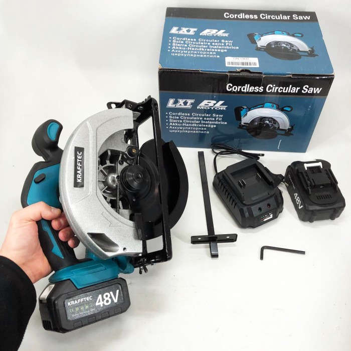Акумуляторна циркулярна пилка KRAFFTEC 48V XG-36