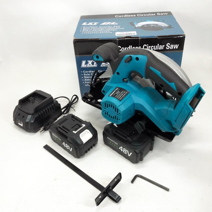 Акумуляторна циркулярна пилка KRAFFTEC 48V YX-89