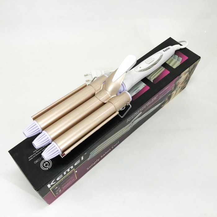 Плойка-стайлер для завивки Kemei KM-1010, Плойка для завивки волосся з різними функціями RL-30